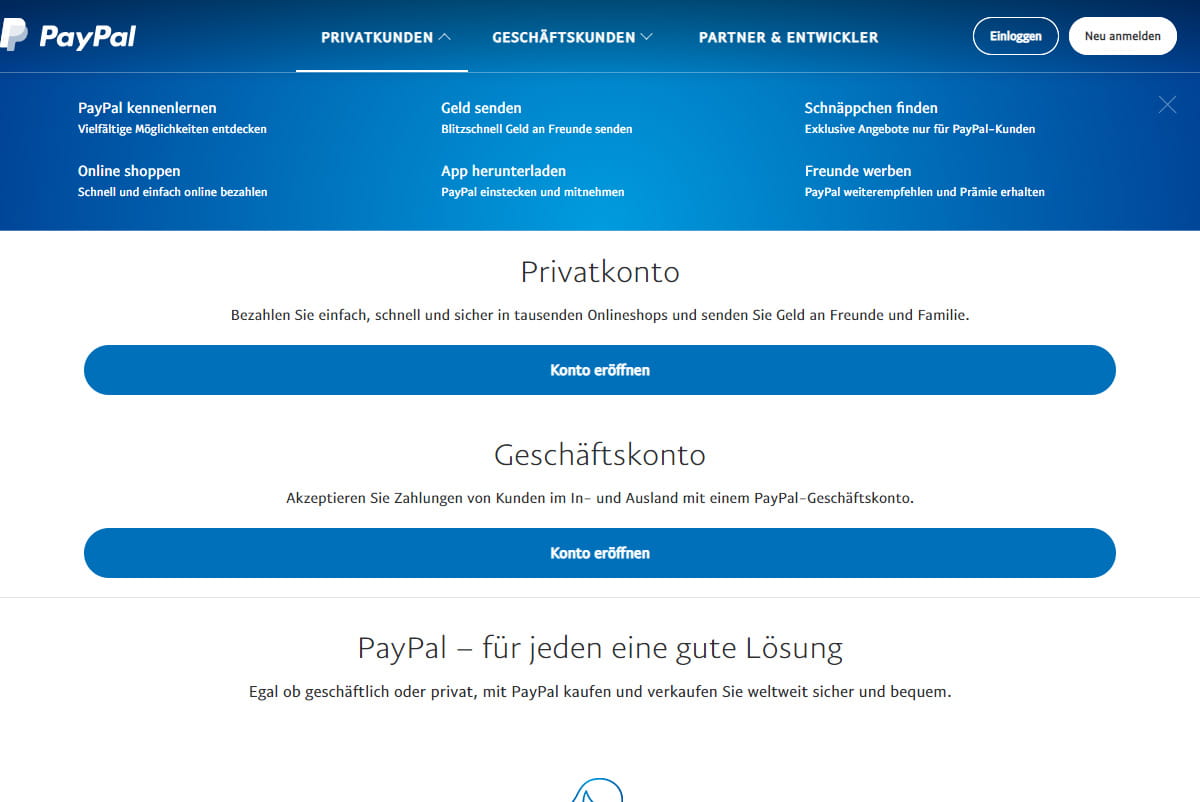 deposit with paypal online casino