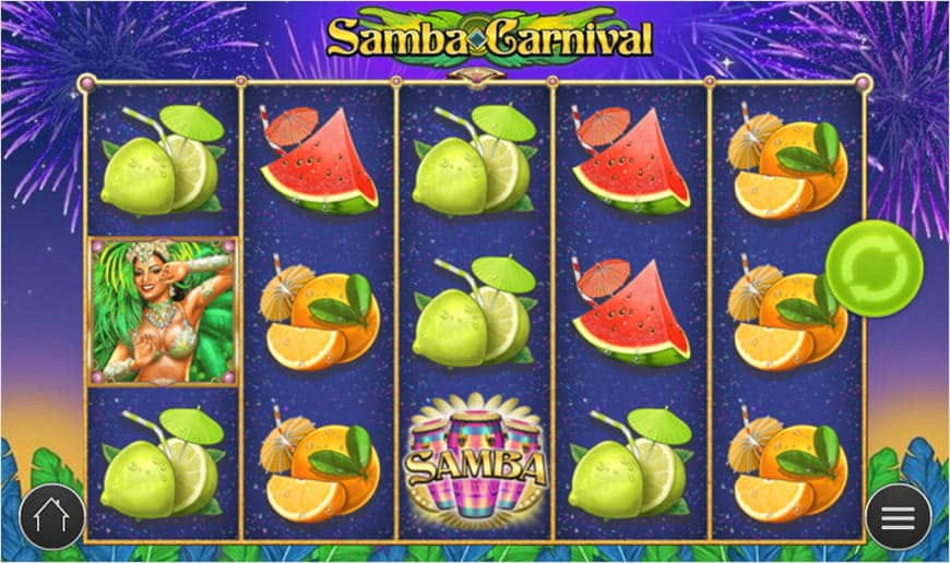 Das mobile Automatenspiel Samba Carnival