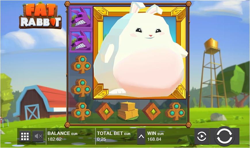 Der Fat Rabbit füllt einen Großteil des Spielfelds aus.