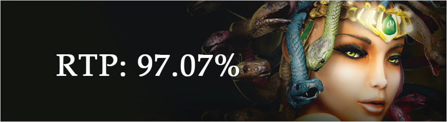 Der RTP-Wert des Slots Medusa 2 beträgt 97.07%.