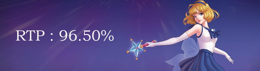 Die Auszahlungsrate des Moon Princess Slots liegt bei 96.50%. 
