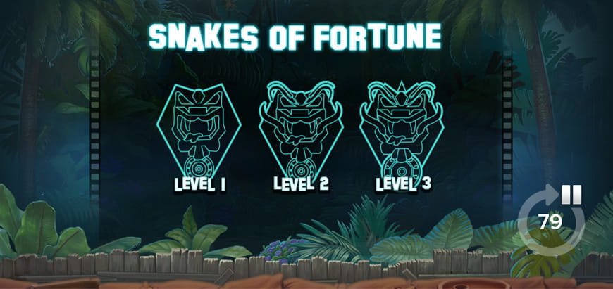 In der Bonusrunde vom Platooners Slot musst du gegen die Snake of Fortune kämpfen. 