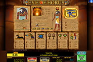 Die Auszahlungstabelle bei Eye of Horus