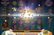 Ein Gewinn in Höhe von 28,90 Münzen beim Moon Princess Online Slot. 