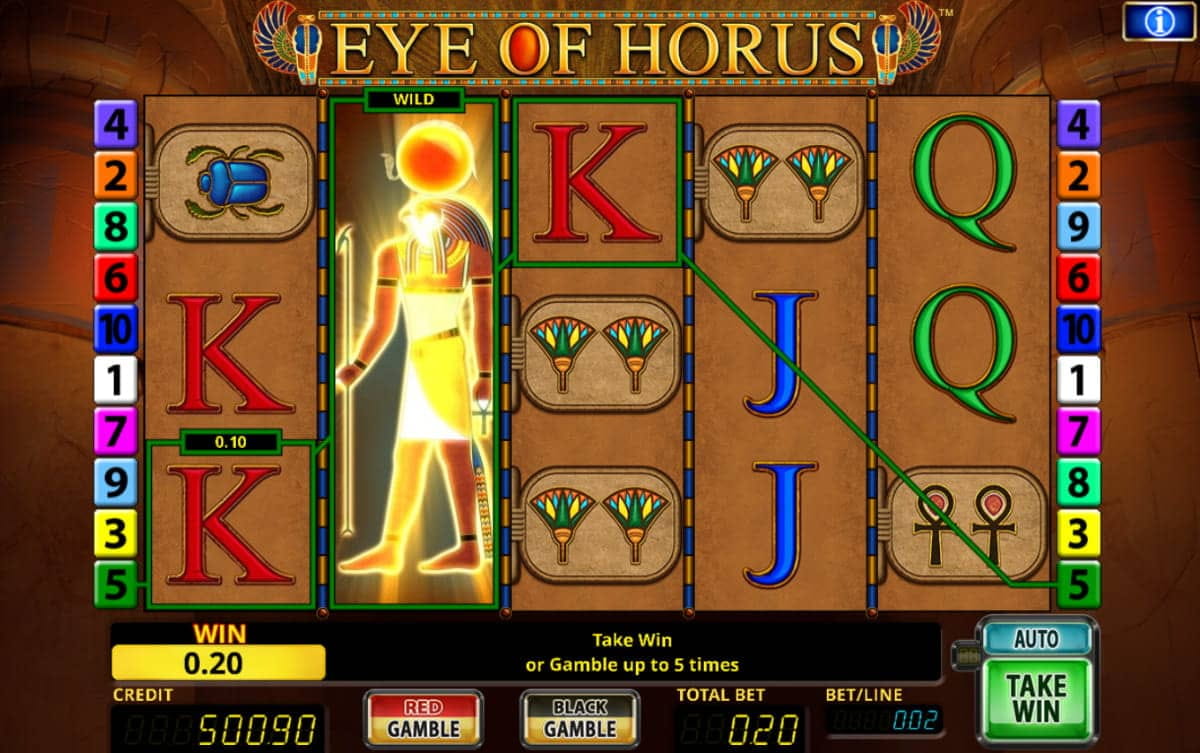 Play Eye Of Horus Slot Machine For Free  Merkur Game