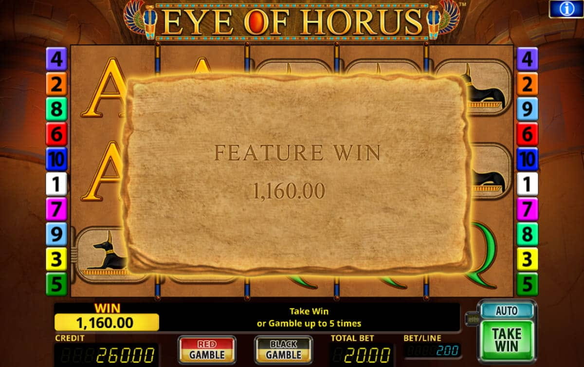 Online Casino Eye Of Horus Mit Echtgeld Spielen Alle Infos