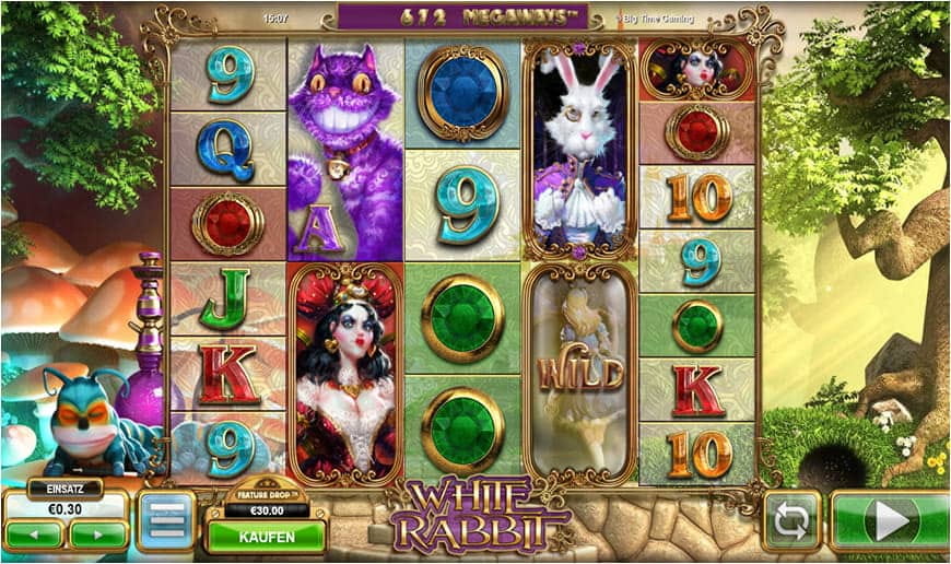 Der White Rabbit Slot besticht mit toller Grafik und vielen Effekten.