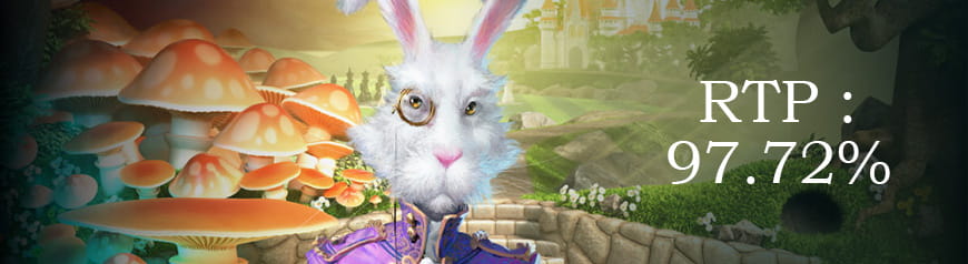 Die Auszahlungsrate des White Rabbit Slots beträgt 97.24%.