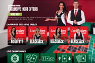 Das Live Casino im Ladbrokes bietet u.a. Roulette und Blackjack an. 
