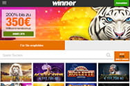 Winner Casino für Smartphones und Tablets